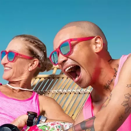 GOODR OKULARY OG FLAMINGOS ON A BOOZE CRUISE
