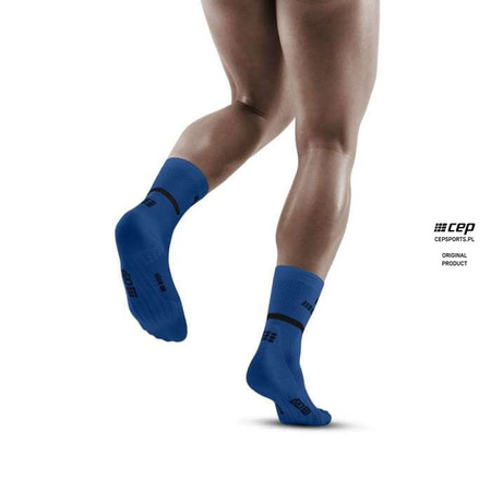 CEP RUN SOCKS 4.0 MID CUT MĘSKIE BLUE